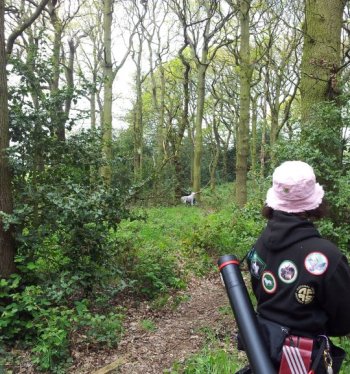 Sharon shooting White wolf 3D