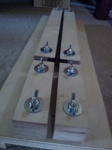close up of taper jig