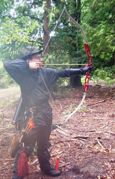 Me shooting my Samick Vision 1