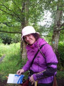 Sharon in her summer shooting clothing