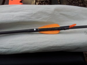 Robin hood arrow shot