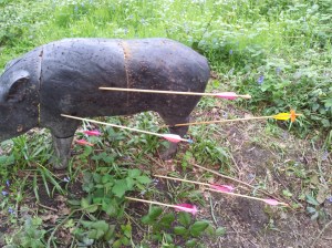 Lucky shot at LEFA just held into target