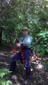 Me down at the wood, thanks to Nigel for photo