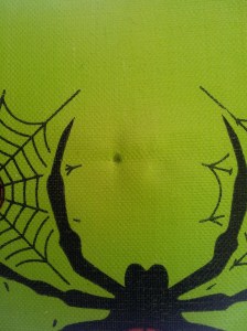 Hole after drawing arrow.