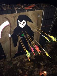 The grim reaper with a few arrows