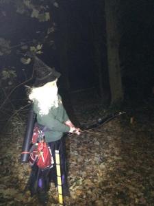 Sharon in her costume