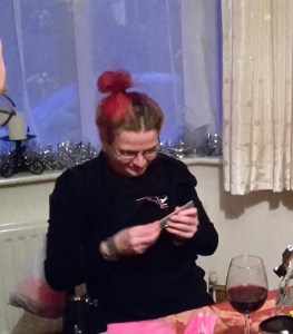 Greta making her first arrows