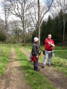 Sharon chatting to Steve