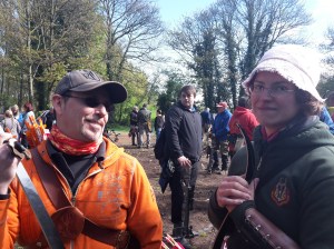 Sharon chatting with Mark from Artemis