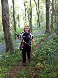 B course - Jill with her longbow