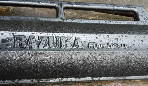 Bazuka case in the rain