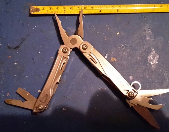 Leatherman opened up