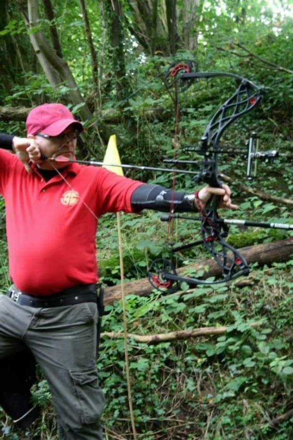 Andy and the now stolen bow