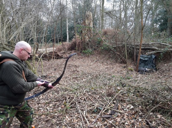 Andy shooting a 3D at Paget