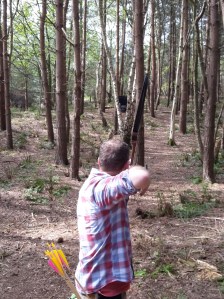 3D Turkey shot between trees