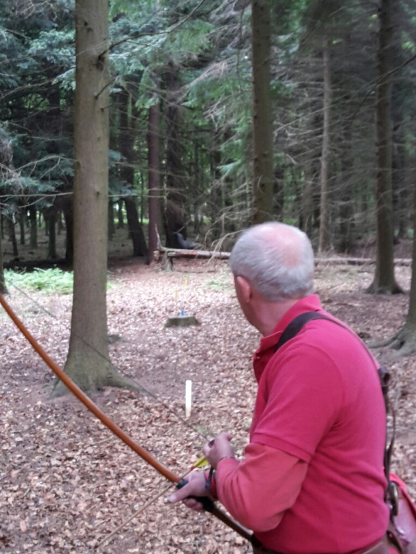 One of the 3D wolves on X course