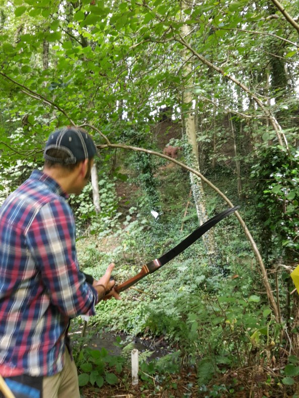 3D bear - the tree branch forces you to change stance