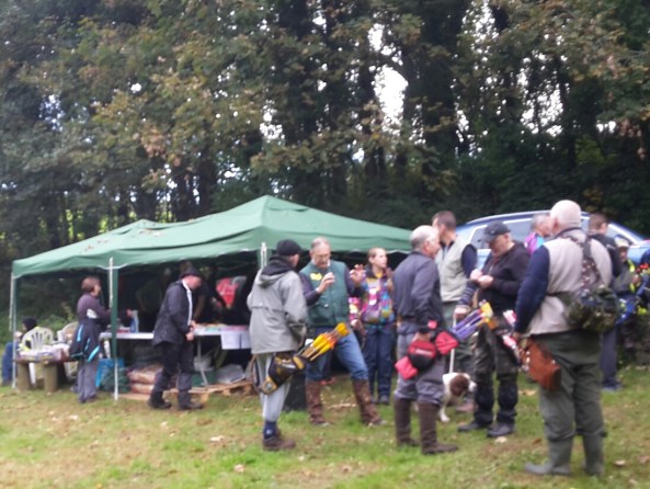 Catering tent at Bowmen of Bude