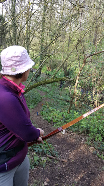 Sharon on the Last shot of the day