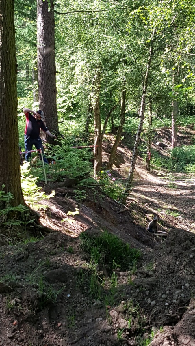 One of the challenging shots - target 17 - 3D frog off the bank