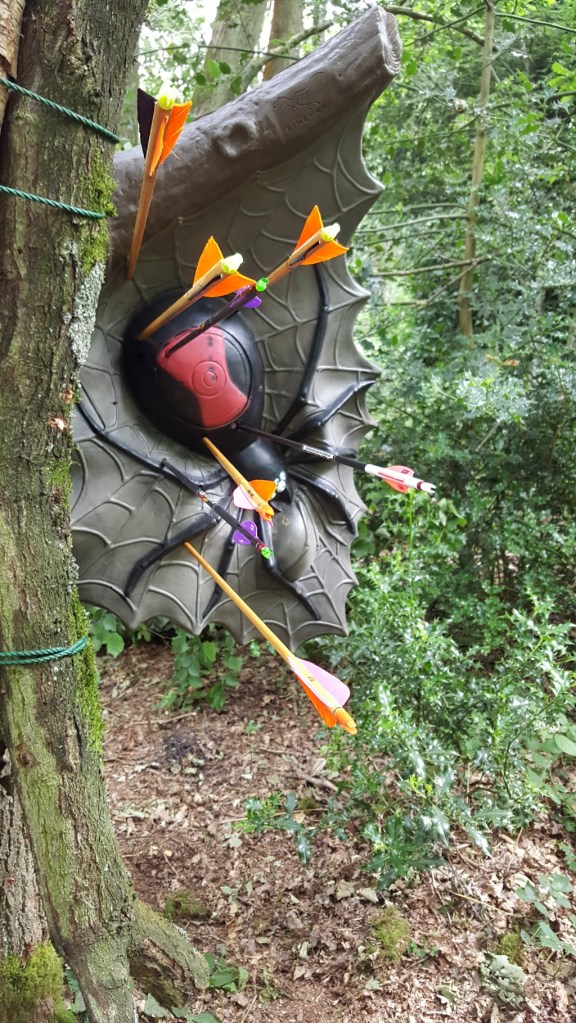 Interesting 3D spider on the web