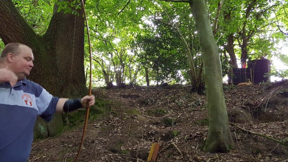 Cliff shooting 3D hare