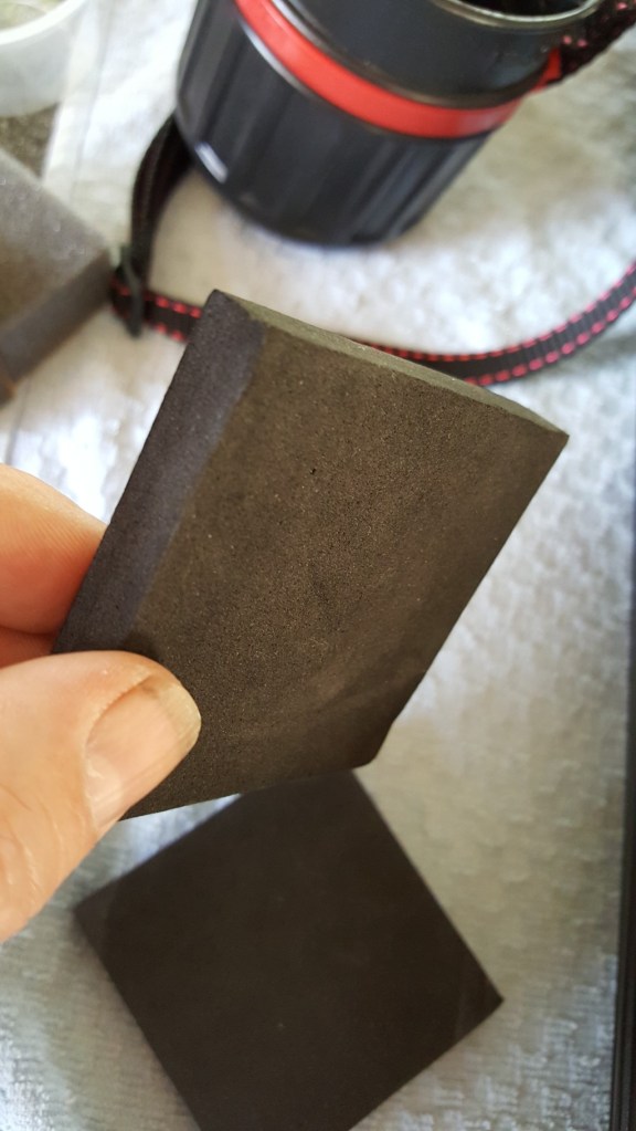 thick foam piece for bottom of the tube