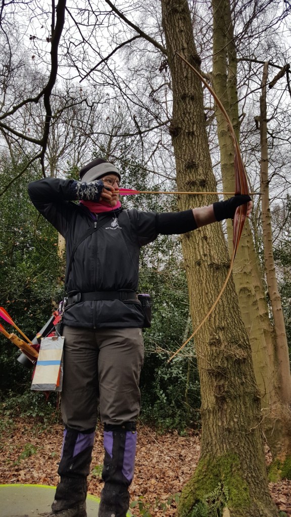 Sharon shooting off one of the platforms at Paget de Vasey