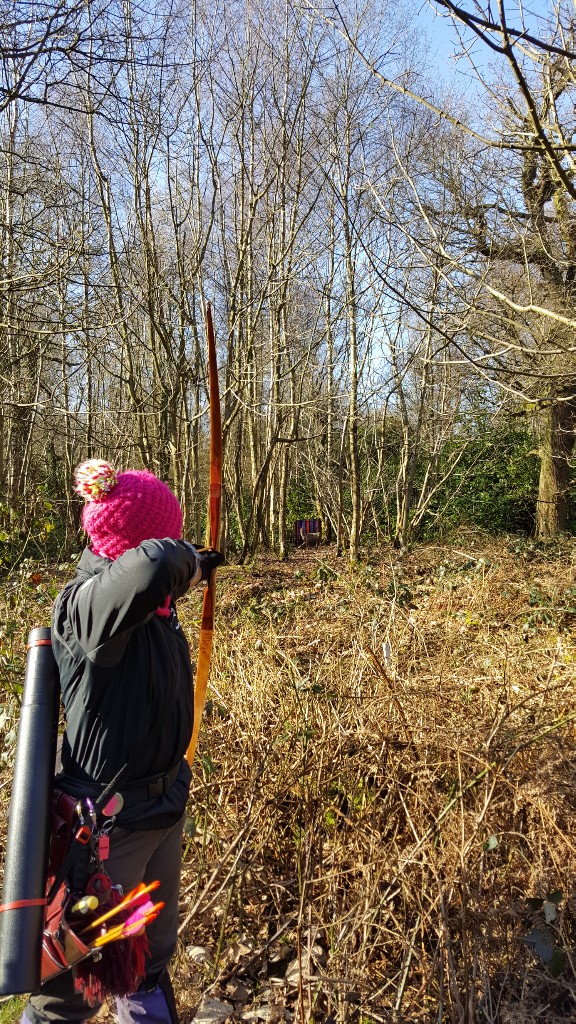 Sharon shooting 3D deer