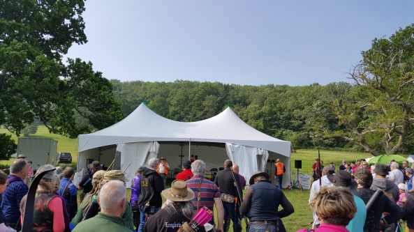 Archers gathering for the NFAS 3D championships