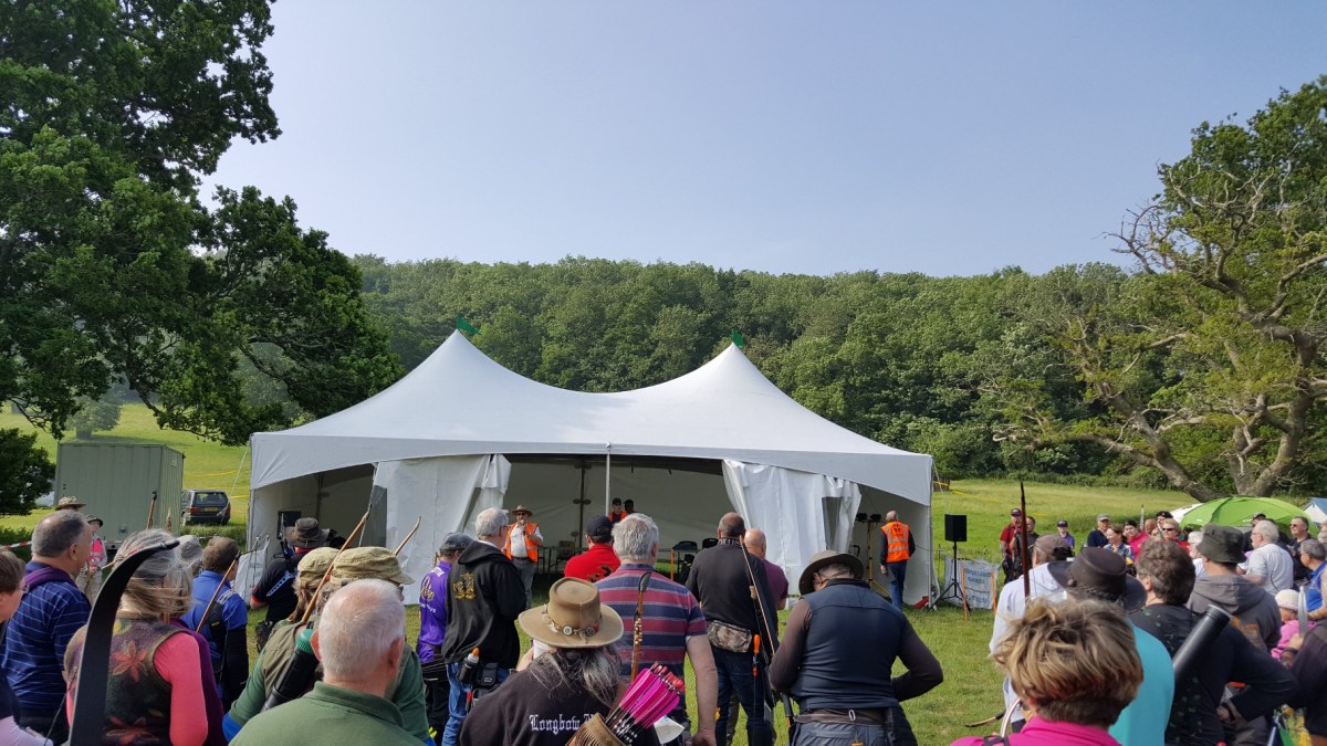Archers gathering for the NFAS 3D championships