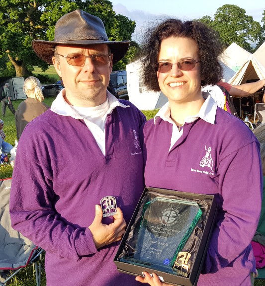 Mr and Mrs Jones, me in second place and Sharon first