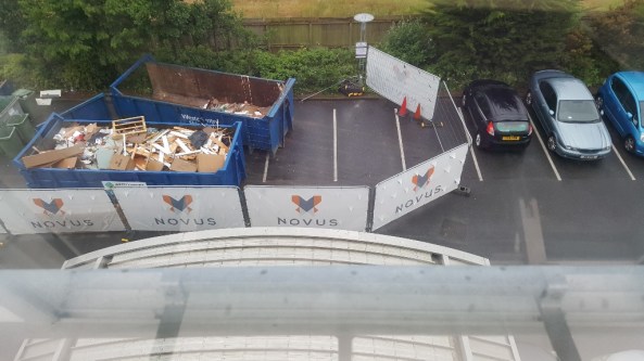 Premier Inn view from room