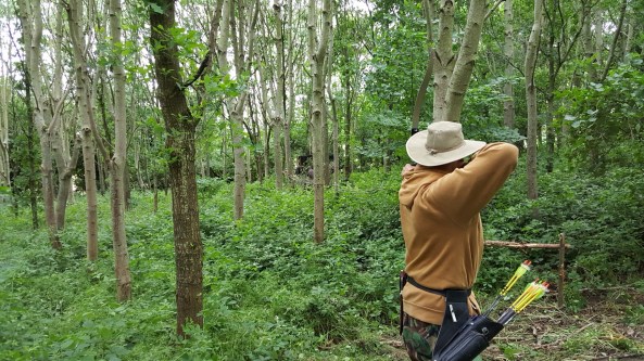 Day One and Keith shooting the eagles nest