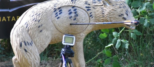 3D target set up for shoot off