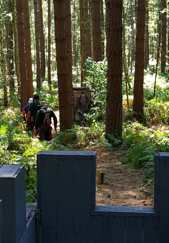 shot from the tower returned