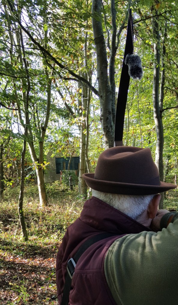 Jim shooting another 3D owl