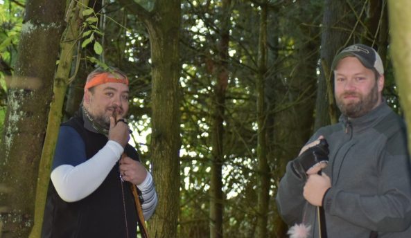 On the peg waiting for the start