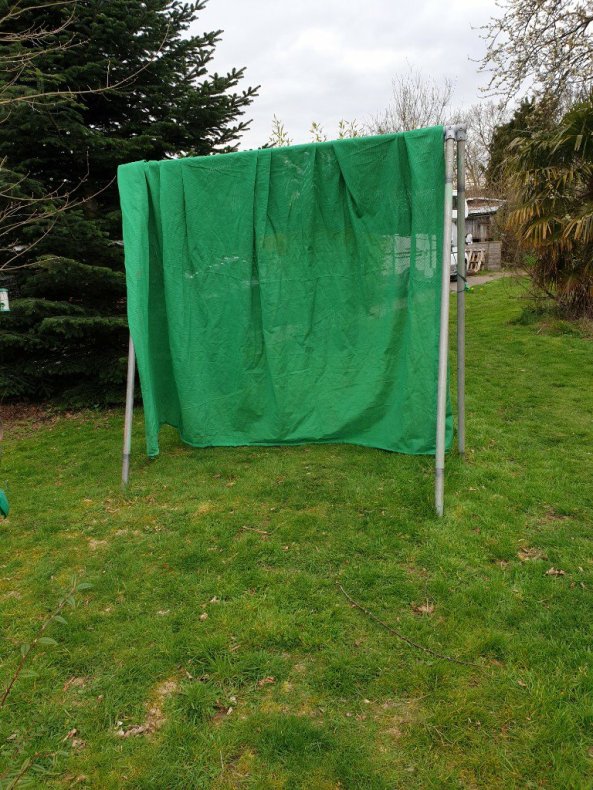 Archery Backstop Net - different angle