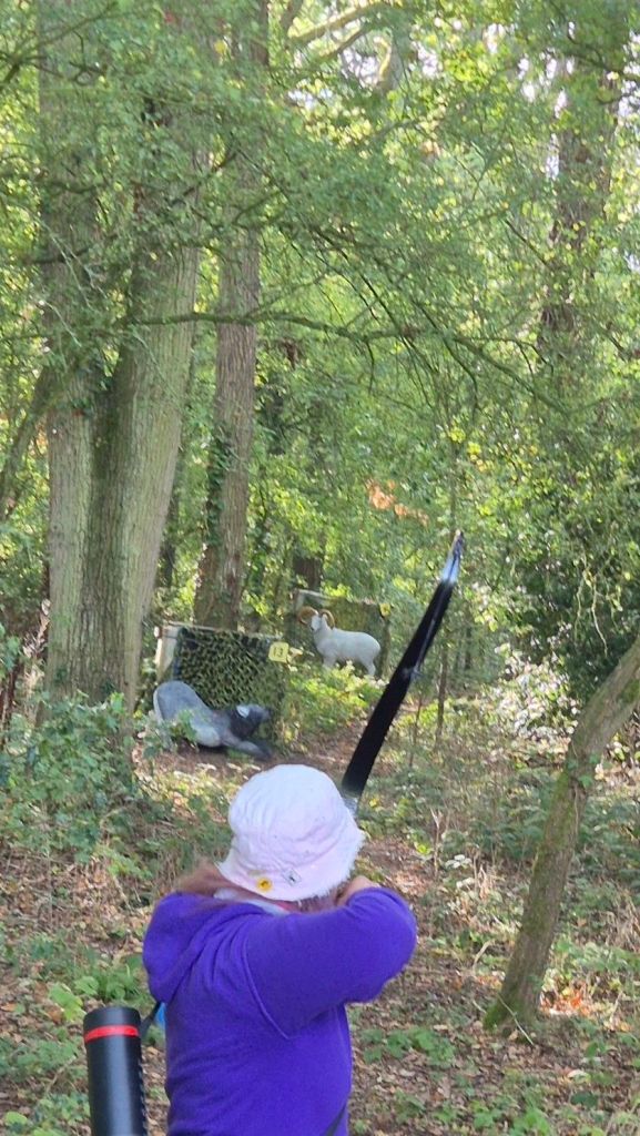 Sharon shooting in woodland